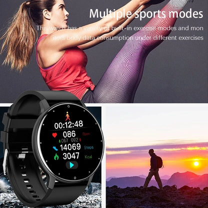 LIGE Full Touch Screen  Smart Watch