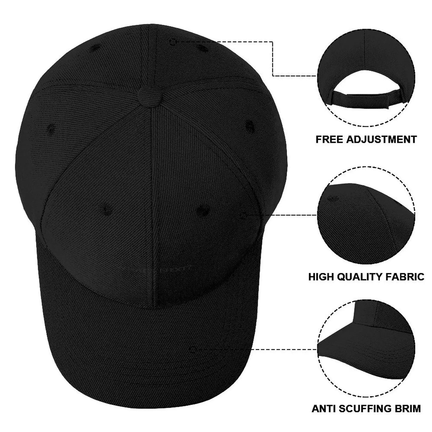 Baseball Cap Beach Bag Beach Hip Hop Sunscreen Golf Hat Women Men's