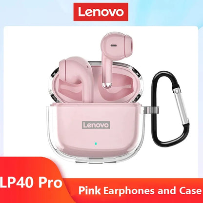 Original Lenovo LP40 Pro TWS Earphones Wireless Bluetooth 5.1 Sport Noise Reduction Headphones Touch Control 250mAH 2022