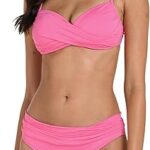 La Blanca Women’s Island Goddess Wrap Bikini Top – Elegant Over-the-Shoulder Supportive Swimwear