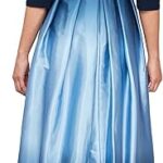 S.L. Fashions Women’s Long Satin Ombre Gown – Mother of the Bride Formal Dress with Pockets