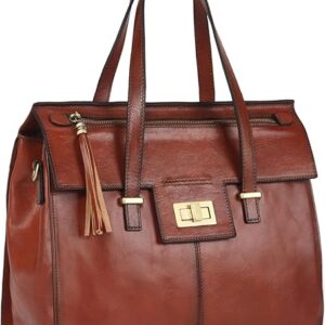 Banuce Women’s Full Grain Italian Leather Satchel