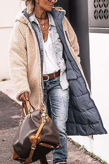 PRETTYGARDEN Women’s 2026 Oversized Long Shearling Coat - Image 3