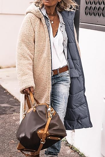 PRETTYGARDEN Women’s 2026 Oversized Long Shearling Coat