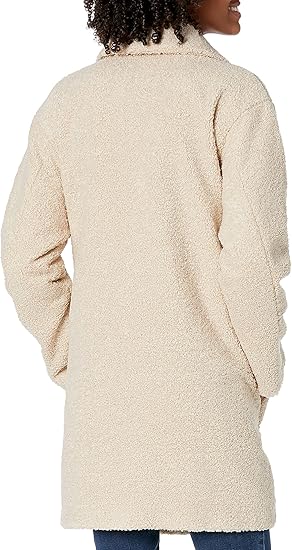 Amazon Essentials Women's Teddy Bear Fleece Jacket – Oversized Lapel Coat (Daily Ritual Fit) - Image 2