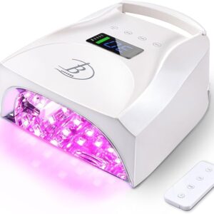 BIDUO 96W Rechargeable Cordless UV LED Nail Lamp