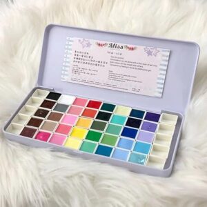 YJMyujimi 40-Color Professional Painting Gel Palette