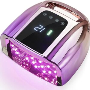 HOLYNOTES Professional 96W Rechargeable UV LED Nail Lamp