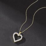Ross-Simons 0.30 ct. t.w. Diamond Heart Pendant Necklace