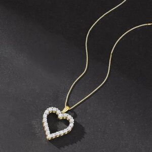 Ross-Simons 0.30 ct. t.w. Diamond Heart Pendant Necklace